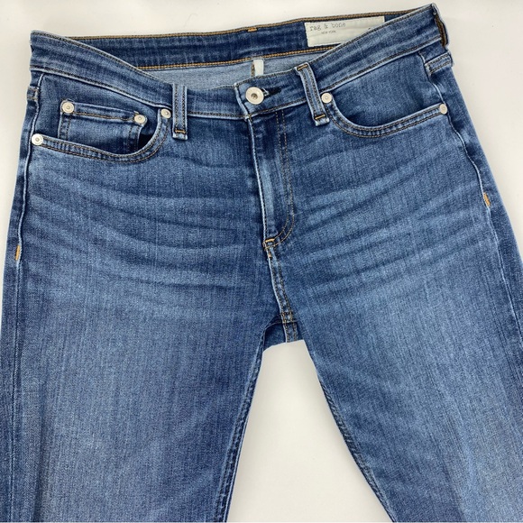 Rag & Bone Cate Mid Rise Skinny Jeans in Juni Dark Wash Womens Size 27 - Picture 3 of 15